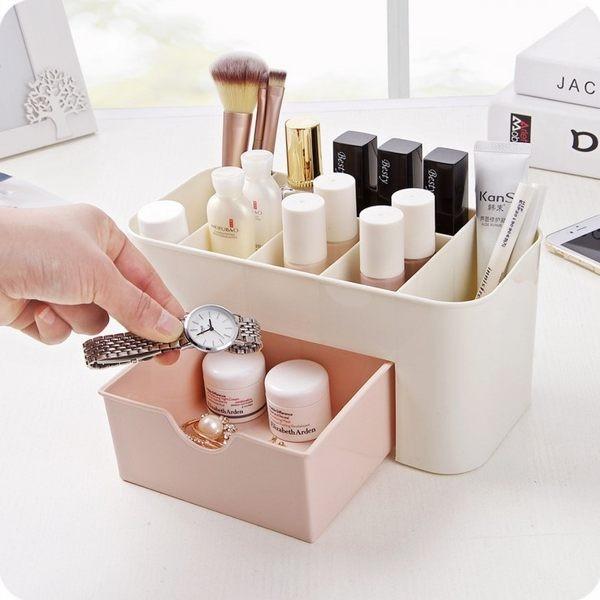 Tủ đựng mỹ phẩm mini, Tủ đồ trang điểm cho chị em (Màu ngẫu nhiên)