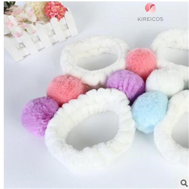 Băng đô tai gấu vải nhung mềm mượt