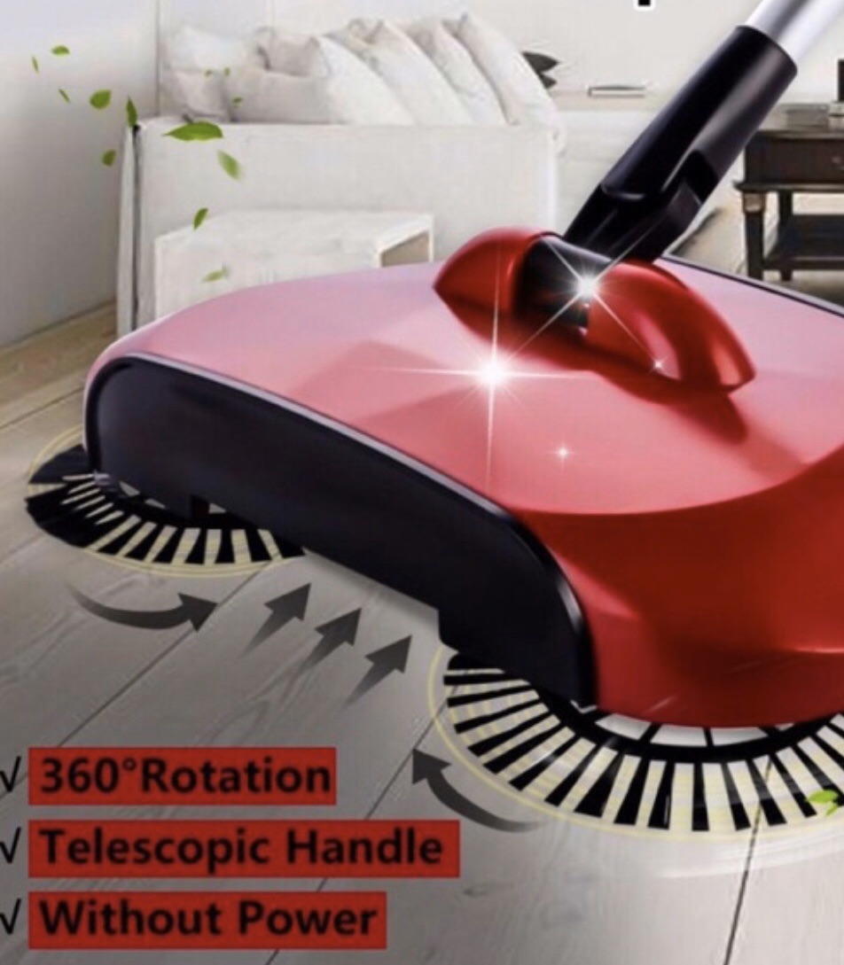 [HCM]Chổi quét nhà hốt rác thông minh