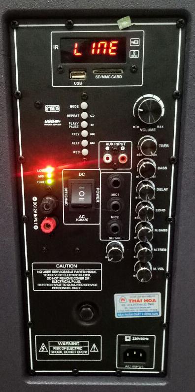 Loa kẹo kéo karaoke bluetooth Ronamax MF18