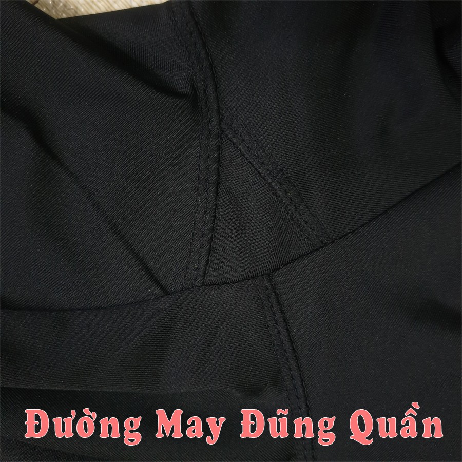 Quần Legging Thể Thao Nữ Trơn QLGND (Có túi nhỏ) - Đen