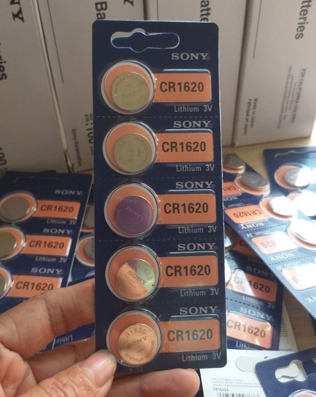 5 Viên Pin CR1620 Pin 3V  SONY Lithium