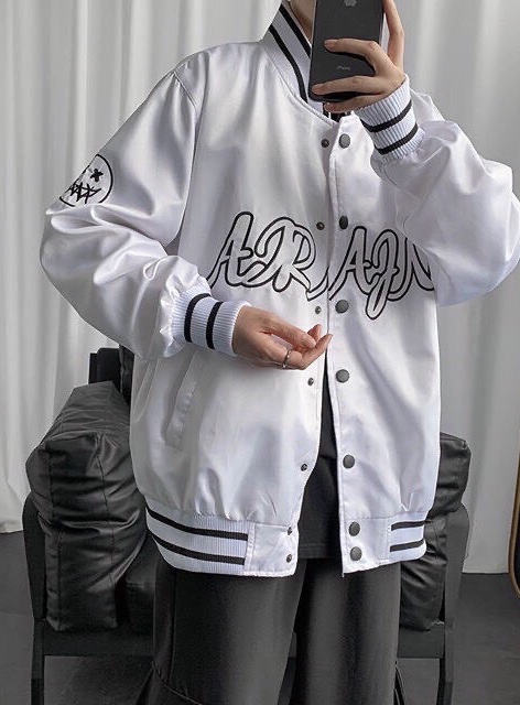 ÁO KHOÁC BOMBER NAM NỮ FORM RỘNG  28 THỜI TRANG HOTTREND CHO CÁC BẠN TRẺ 2022 THỜI TRANG NAM 1986