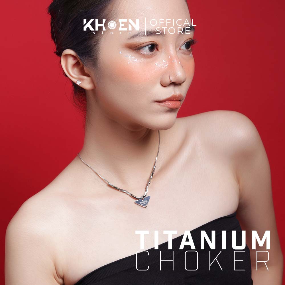 Vòng cổ tam giác - Titan - Khoen Store