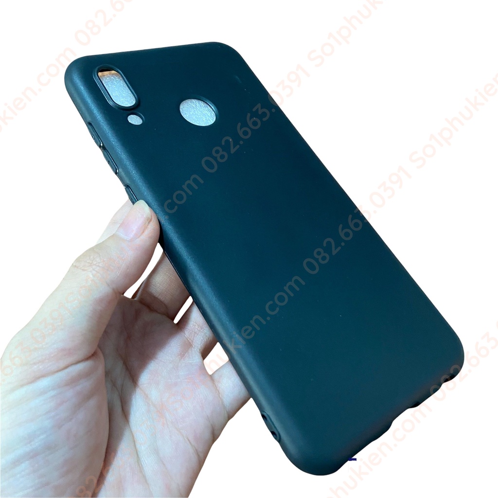 Ốp lưng Honor play dẻo đen trơn