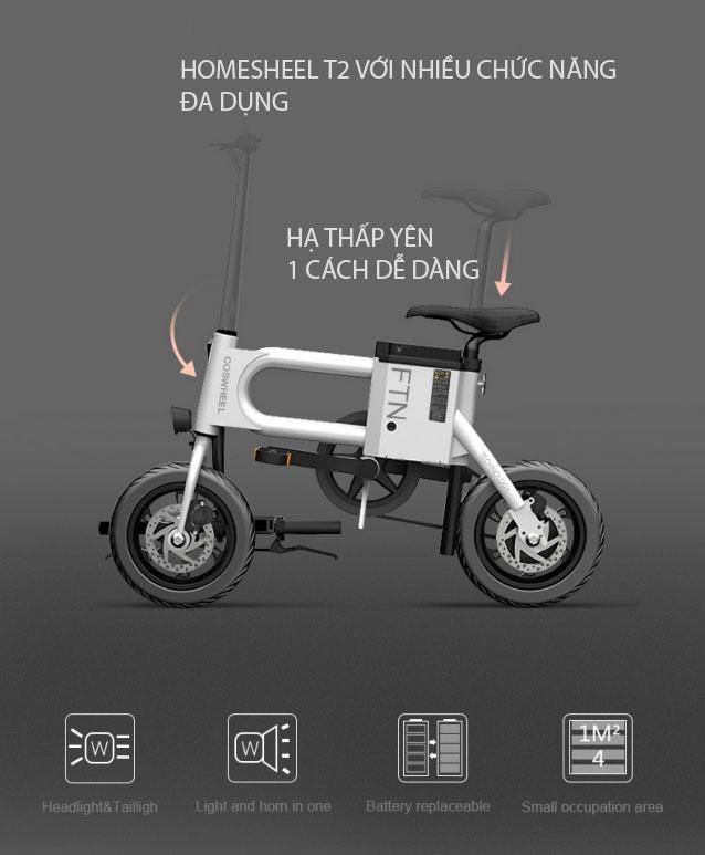 Xe điện Homesheel T2 crosswheel