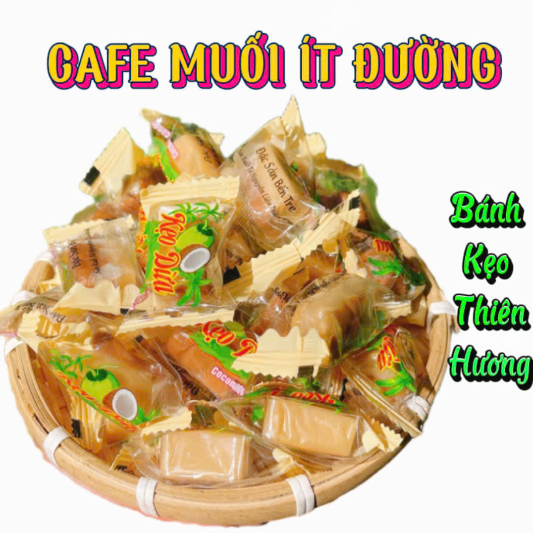 Kẹo Dừa  Cafe Muối Bến Tre - Kẹo Tết 2023
