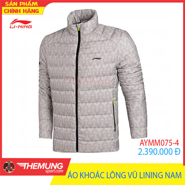 AWDN817-4] Áo Khoác Nỉ Thể Thao LiNing Nam (Trắng) Thế Mừng Sport