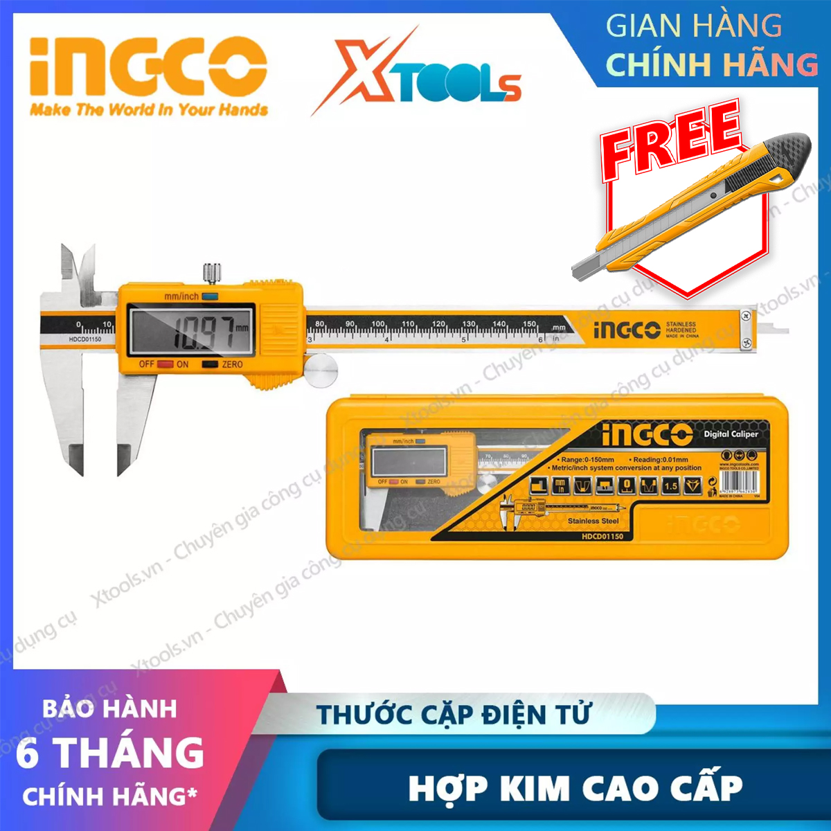 Hdcd01150 electronic vernier caliper plastic case vernier caliper. Metric, inch measurement changes