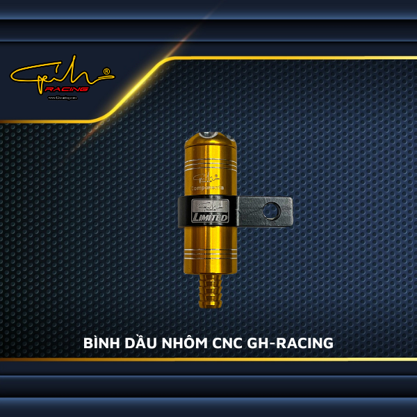 Bình dầu nhôm CNC Gh-Racing