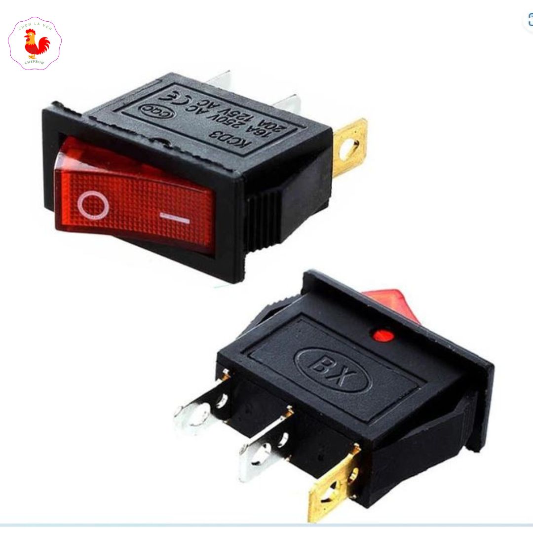 Power switch with indicator light 15A 250V