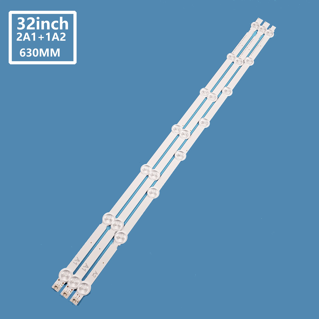 Pana 32B6V - Bộ 3 cây (7-8-7) led cho Tivi Pana TH-L32B6V và các dòng tương tự (Hàng TQ mới 100%)