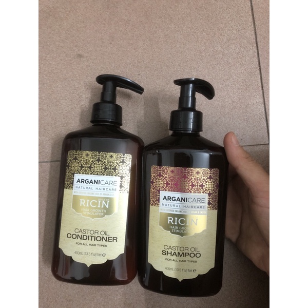 dầu gội xả arganicare collagen