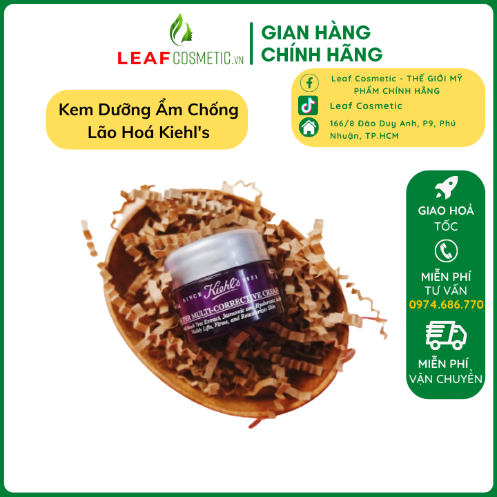 Kem dưỡng ẩm chống lão hóa kiehl's super multi | kiehls