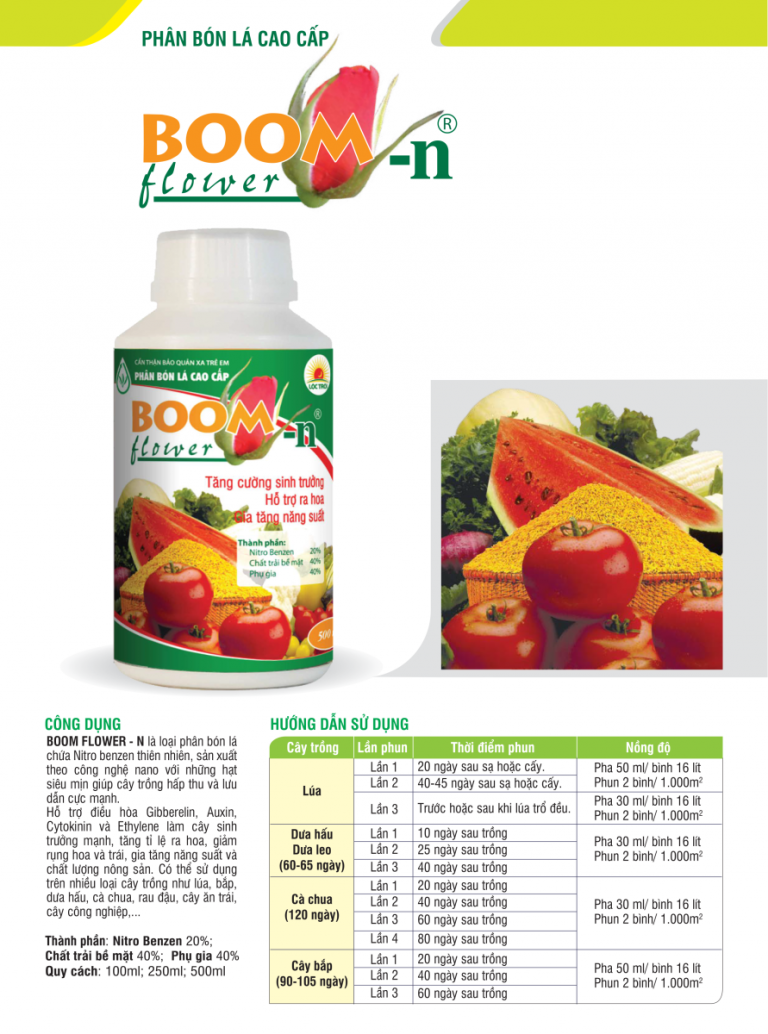 Phân bón lá Boom Flower 500ml