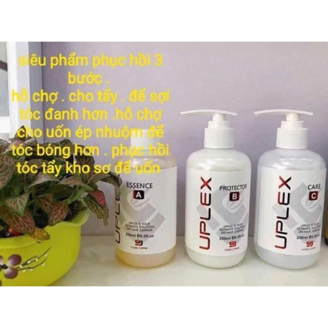 Bộ 3 phục hồi tóc chuyên sâu UPLEX 250ml x3