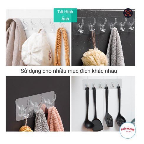Bathroom Kitchen wardrobe Wall sticky hanger holder-6 super sticky hooks