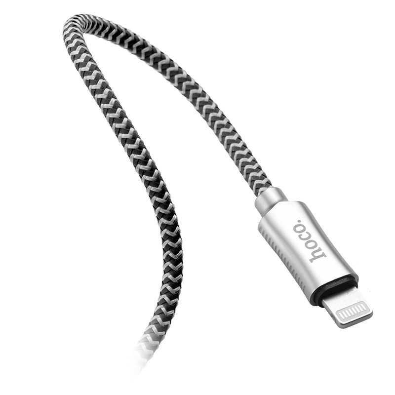 Cáp sạc Lightning dây dù dài 1,2m Hoco U10
