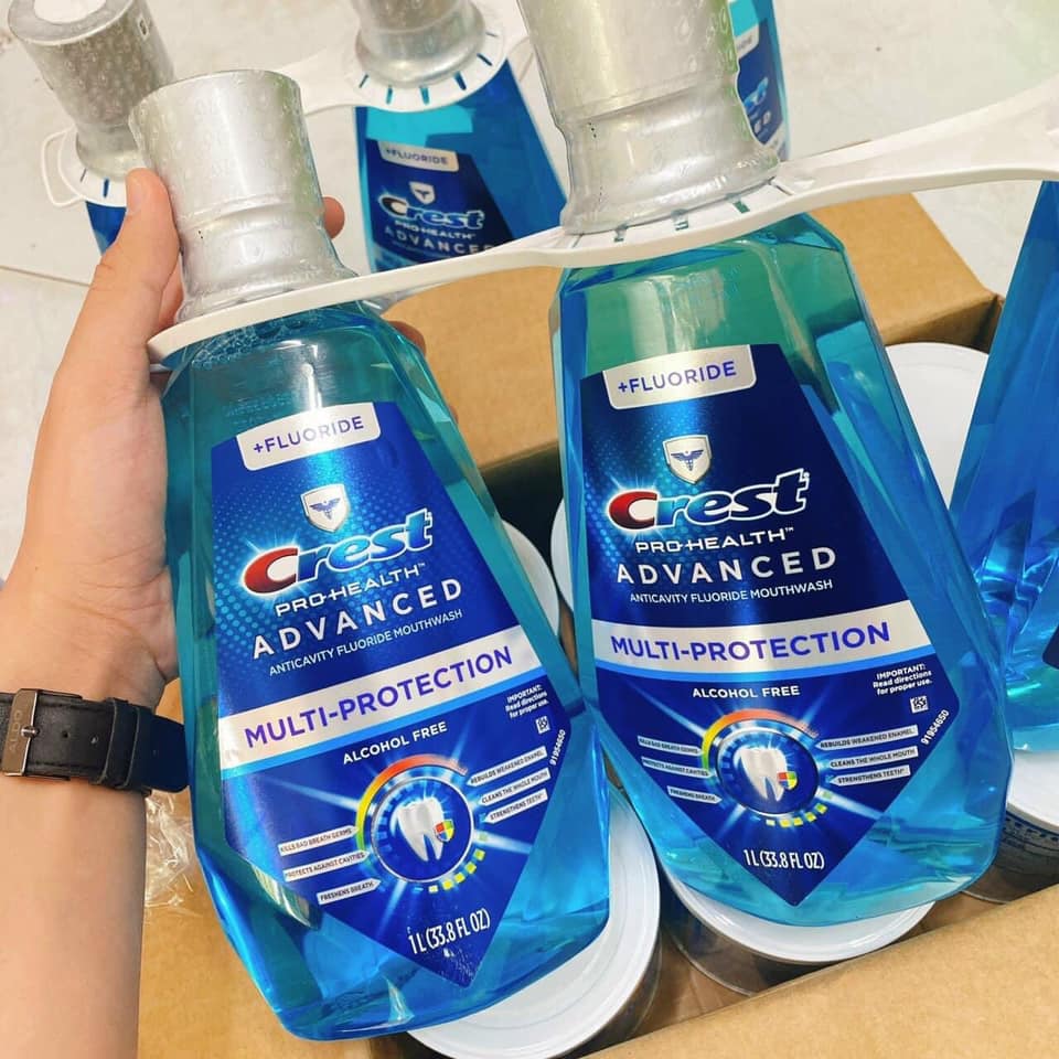 Nước Súc Miệng Crest 3D Pro Health Advantage 1L
