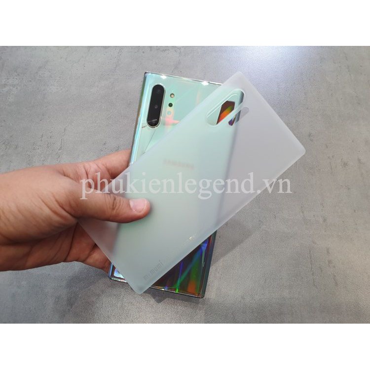Ốp lưng Samsung Galaxy Note 10 Plus Memumi lụa nhám siêu mỏng 0.3mm