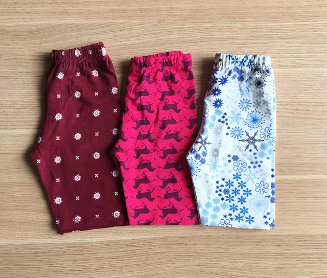 [HCM]Quần Thun Lửng Ôm Bé Gái 8-25Kg