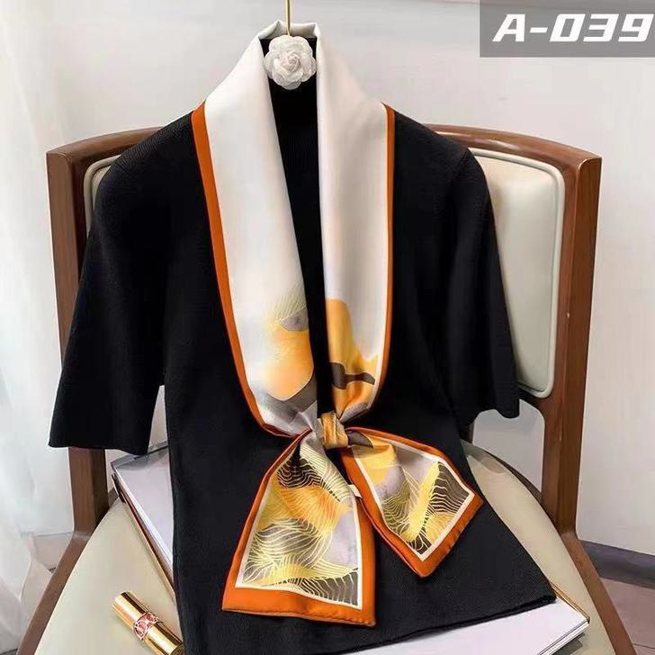 Khăn lụa satin dáng dài size 13x140cm