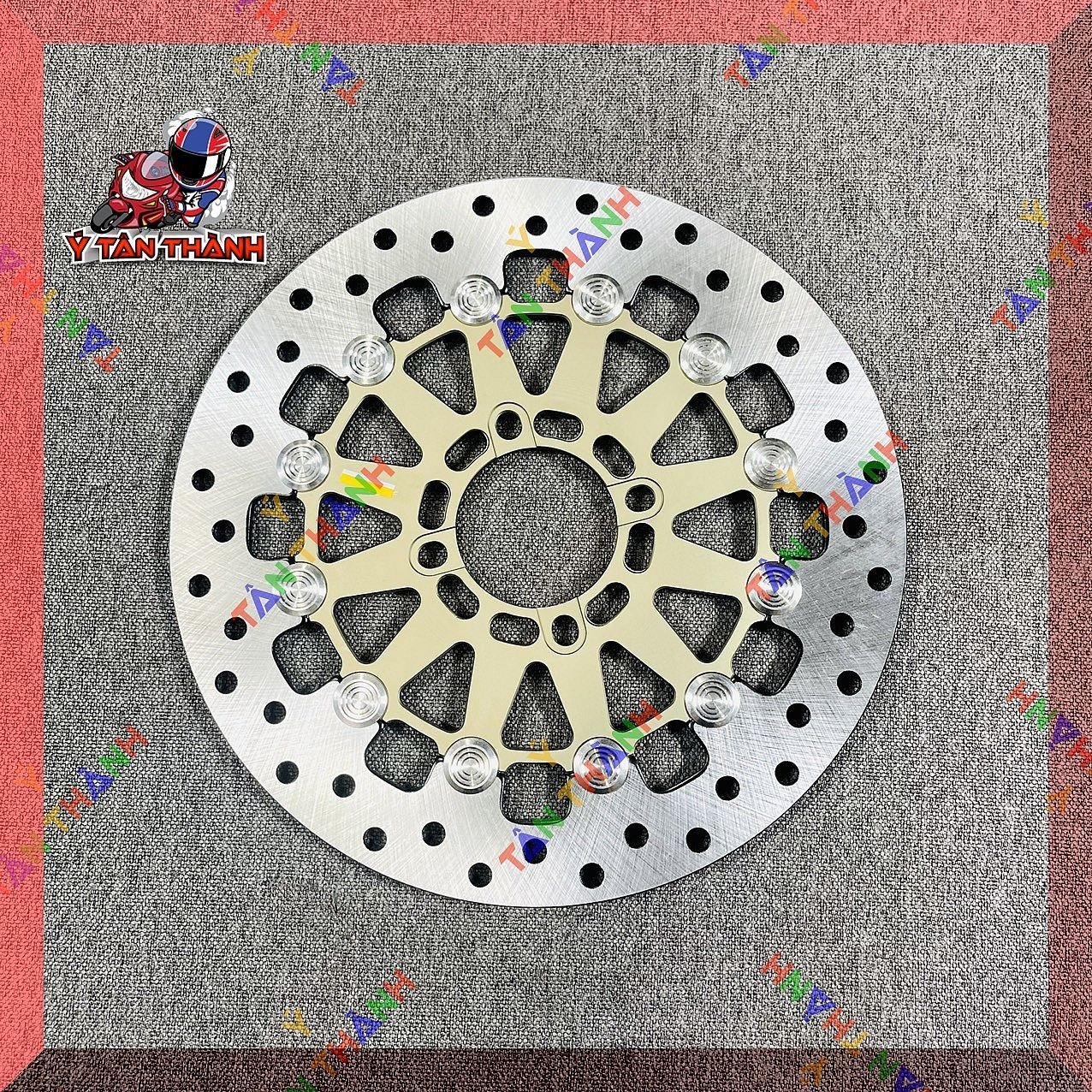 Đĩa thắng Rembo 267mm 12 long đền inox
