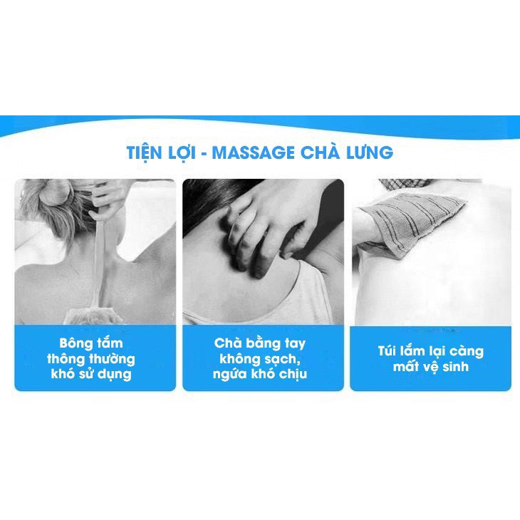 DÂY ĐAI TẮM CHÀ LƯNG, CỌ LƯNG SILICON