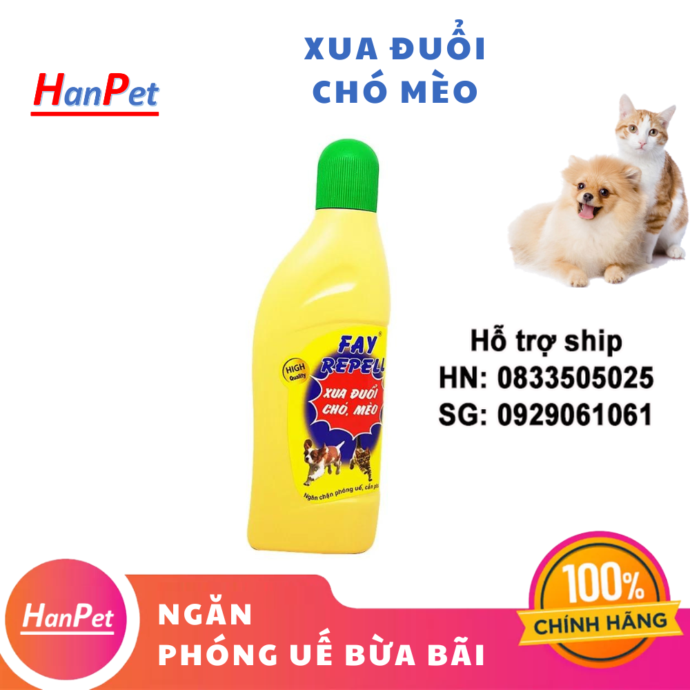 Hanpet - FAY Repell xua đuổi thú phóng uế, cắn phá đồ đạc, khử mùi hôi. - Fay Repell 200ml