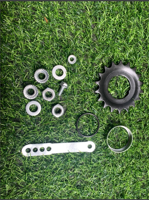 cụm phanh chân phanh đạp ngược xe đạp fixed gear 36 lỗ