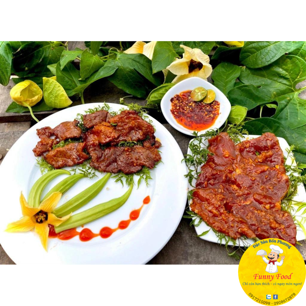 [ HOÀN TIỀN 10% ]Nai Phi Lê Ướp Sa Tế – Thịt Nai Phi Lê 500g – [Ship Hỏa Tốc HCM] – Funnyfood