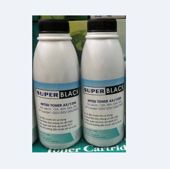 Mực chai HP 12A/49A/05A - Mitsu (140g) - ComBo 5 chai