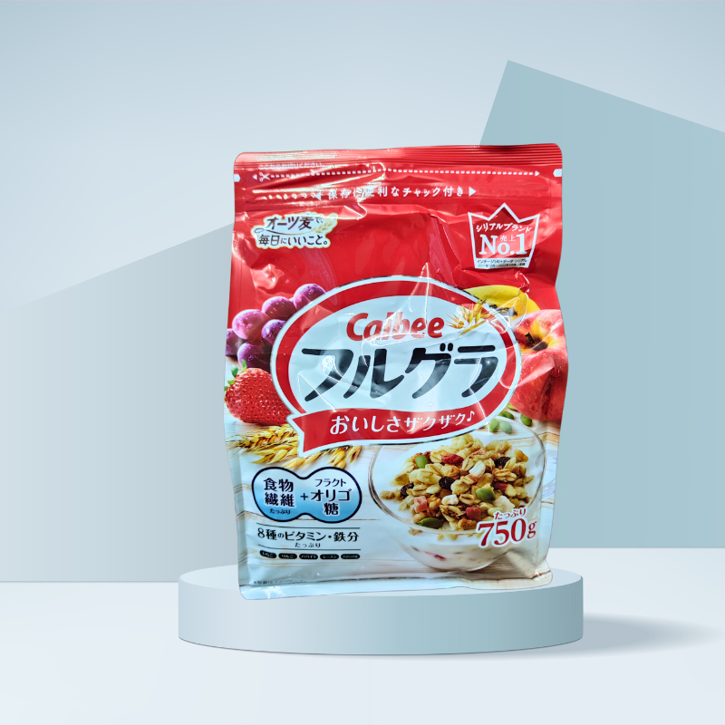 Ngũ Cốc Ăn Sáng Calbee Màu Đỏ 700G
