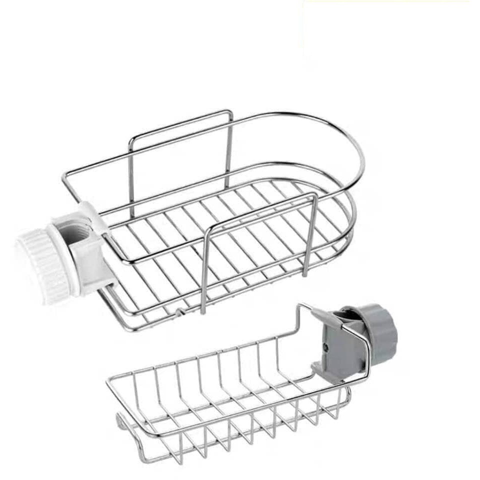 Giá kệ inox gắn vòi nước