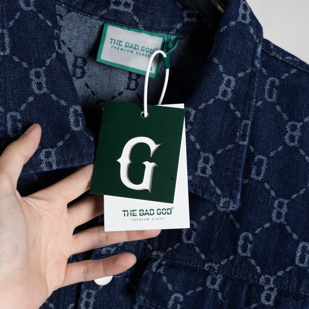 Áo khoác Jacket The Bad God Monogram Denim