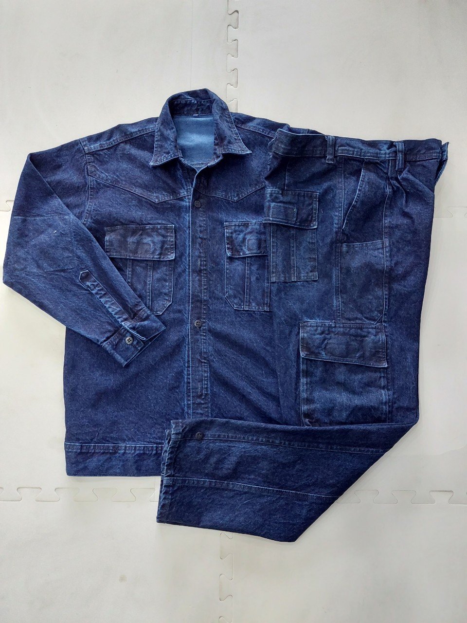 Quần áo jean điện lực loại 1