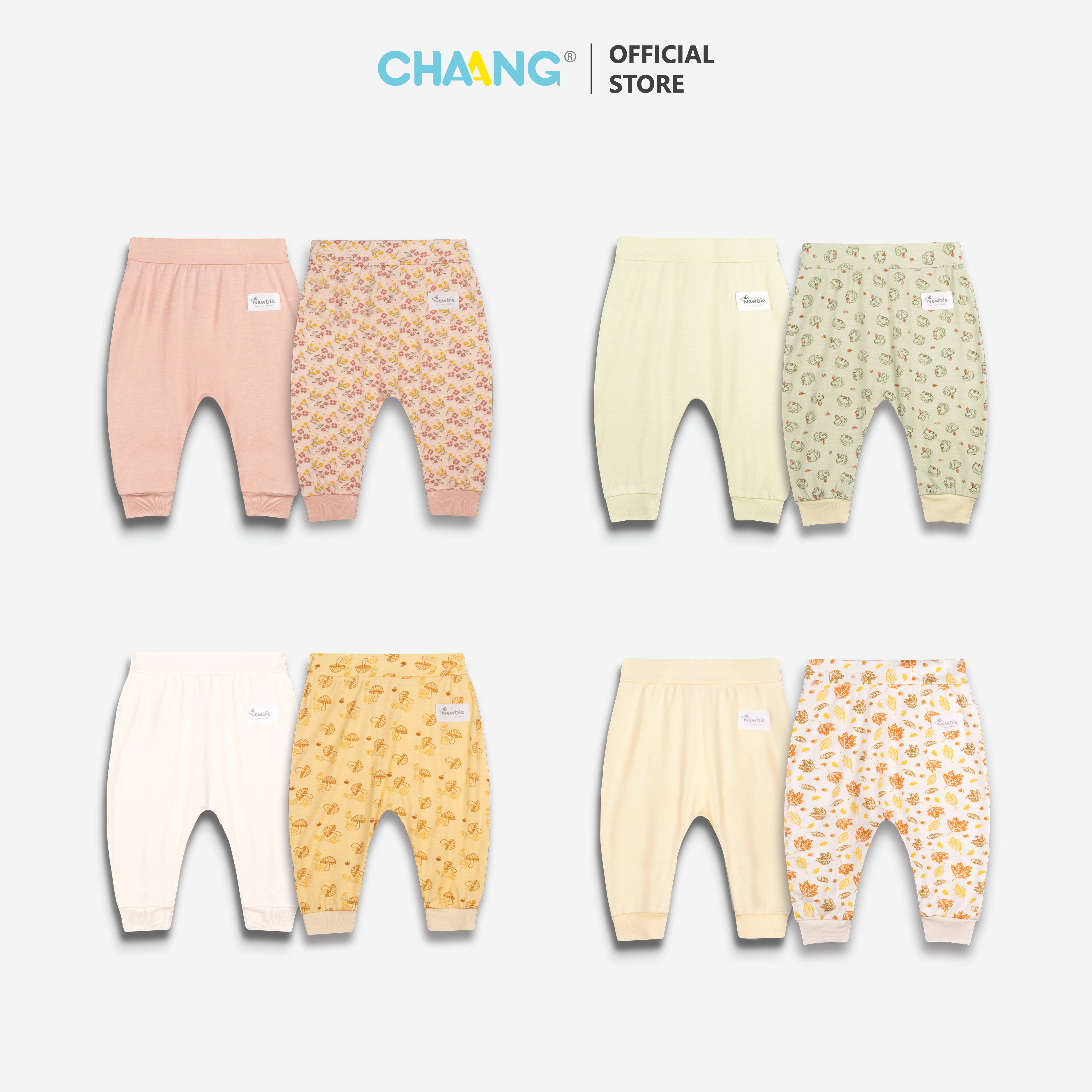 [CHAANG] Set 2 chiếc quần dài cho bé sơ sinh Autumn Park Chaang