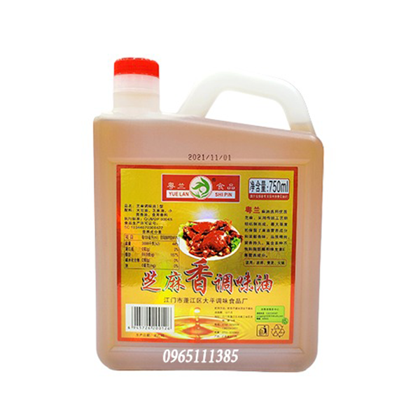 Dầu Mè/Vừng 750ml - Can to tiết kiệm