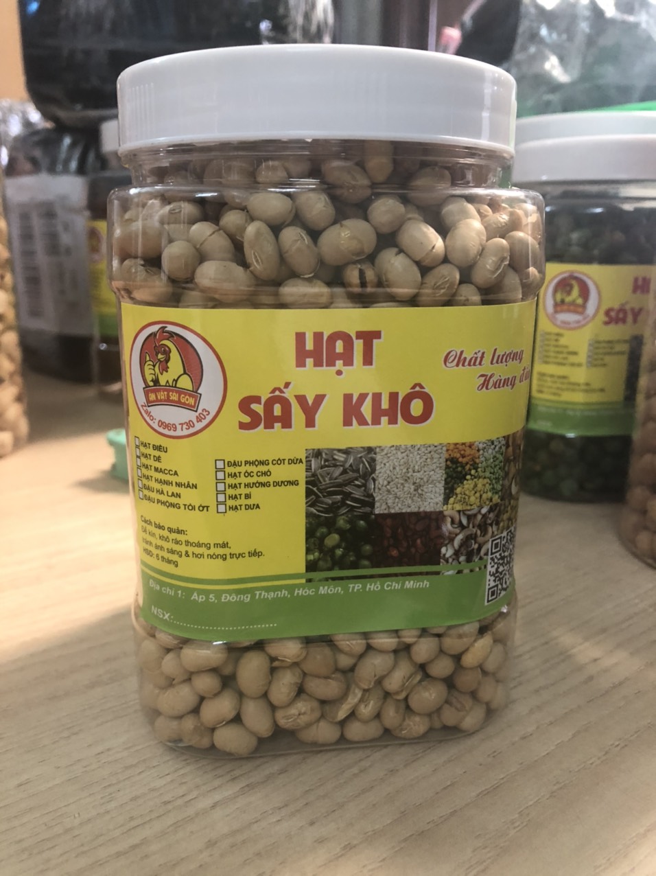 500g hạt ĐẬU NÀNH sấy giòn