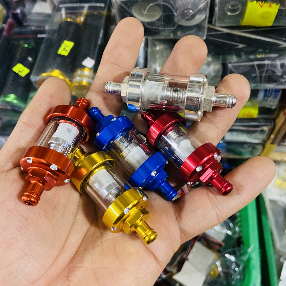 Lọc xăng thủy tinh cho xe máy
