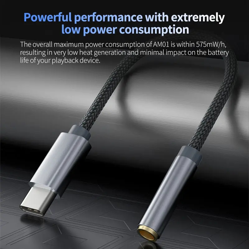 DAC chuyển cổng Type C sang 3.5mm hãng KZ AM01