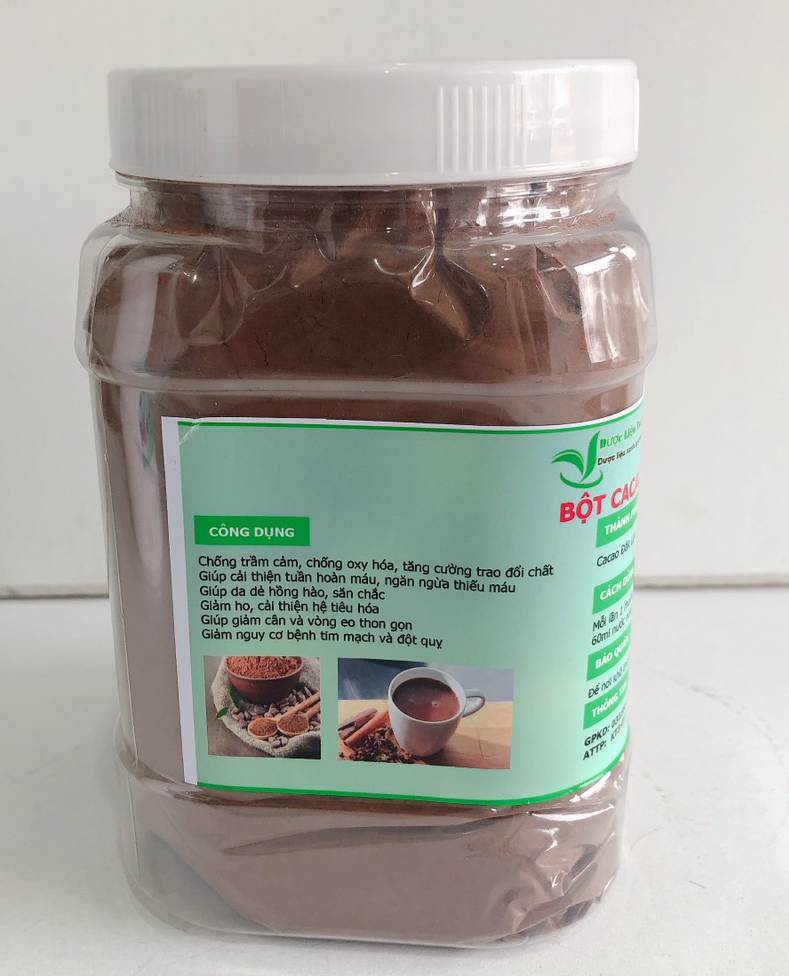 [HCM]Bột Cacao Đắk Lắk nguyên chất 100% - Hủ 500gr