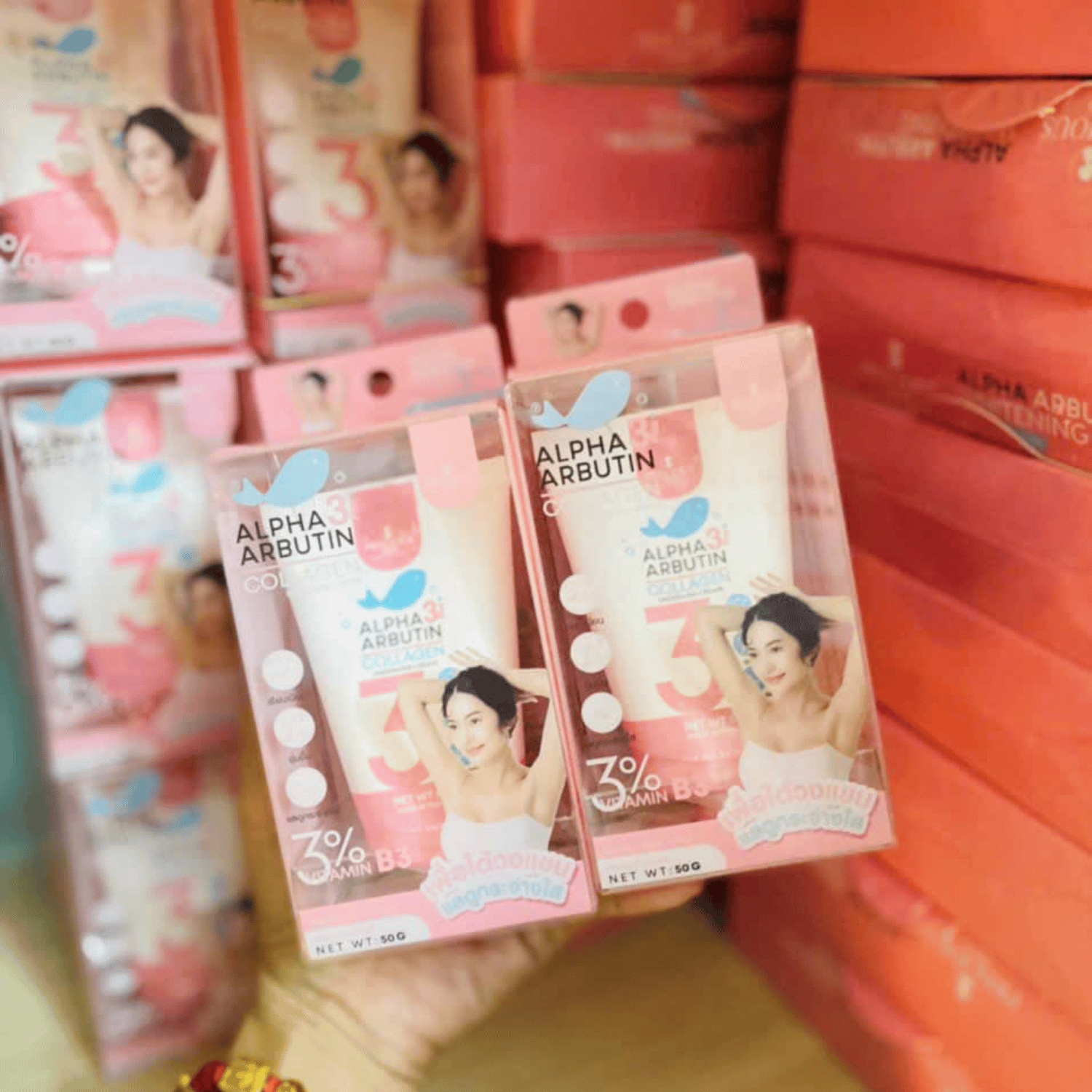 Kem giảm mờ thâm nách Alpha Arbutin 3+ Thái lan