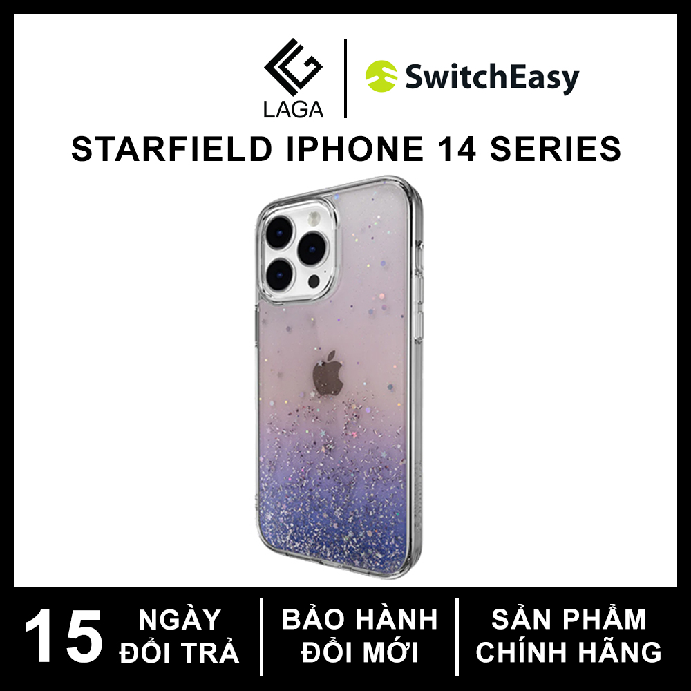 Ốp Lưng SwitchEasy Starfield iPhone 14 Pro Max / 14 Pro / 14 Plus / 14 / 15 Plus