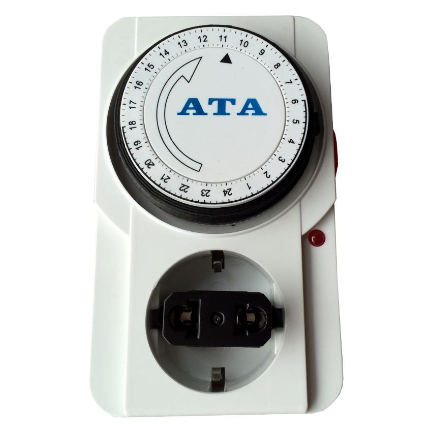 Ổ cắm hẹn giờ tắt mở thiết bị điện dạng cơ ata at-24a