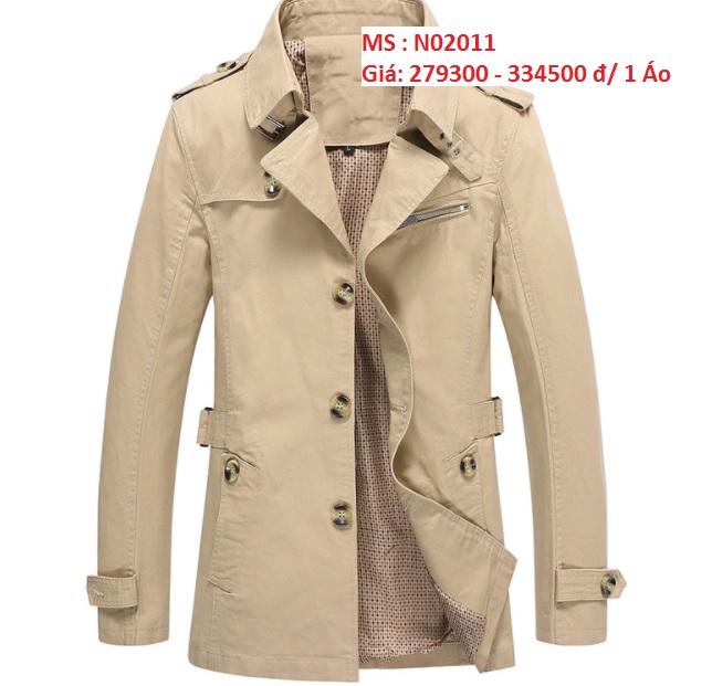 Áo mangto denim nam