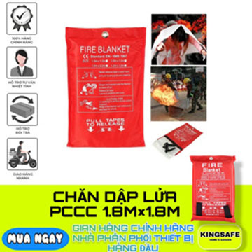 1M8-1M8 fire blanket (fire blanket), flexible, easy to use (1 PCs)