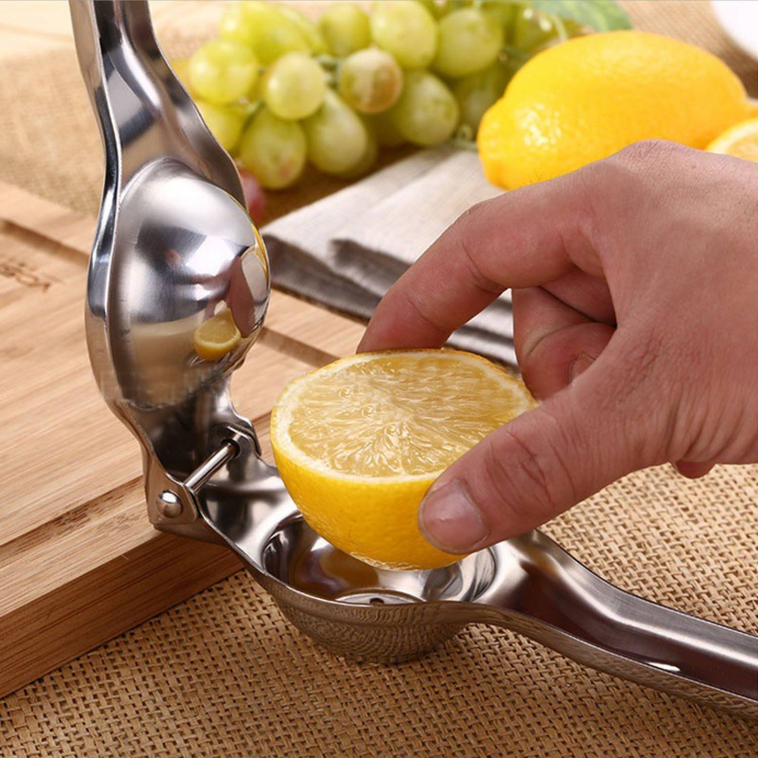 KẸP VẮT CHANH INOX CHỐNG RỈ