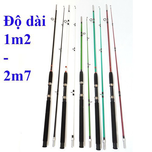 Cần Câu Shimano 2 Khúc Đặc đủ size 1m35 đến 2m7  (sale)