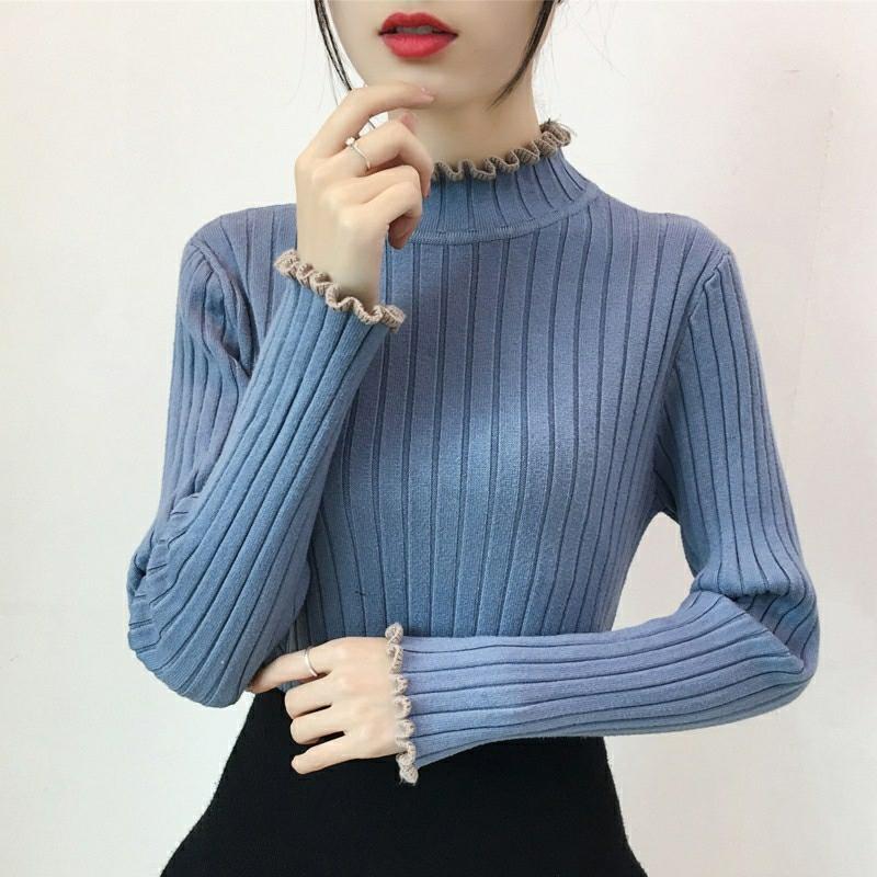 Áo len viền tay cổ  cao cấp